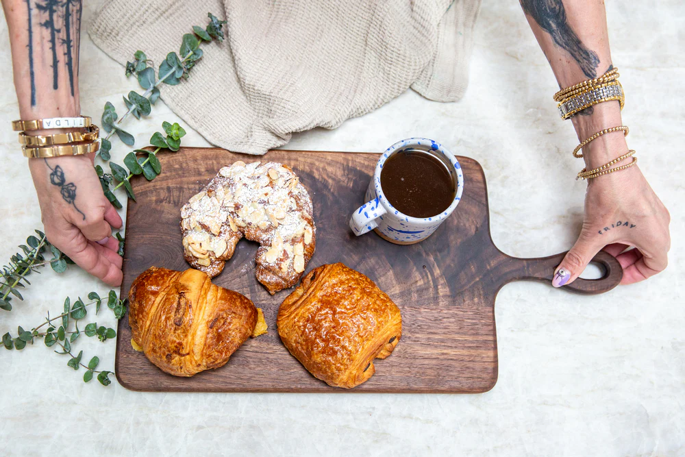 Wooden utensils photographed as an editorial kitchen feature